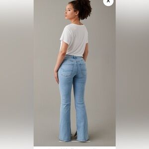 NWT American Eagle Next Level Stretch Curvy Super Highrise Flare